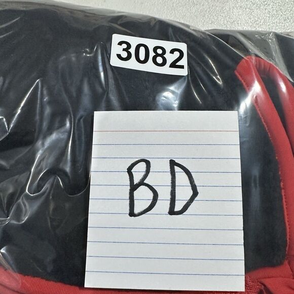 Disney Minnie Women XL Sherpa Zip Jacket Black Red - Picture 8 of 8